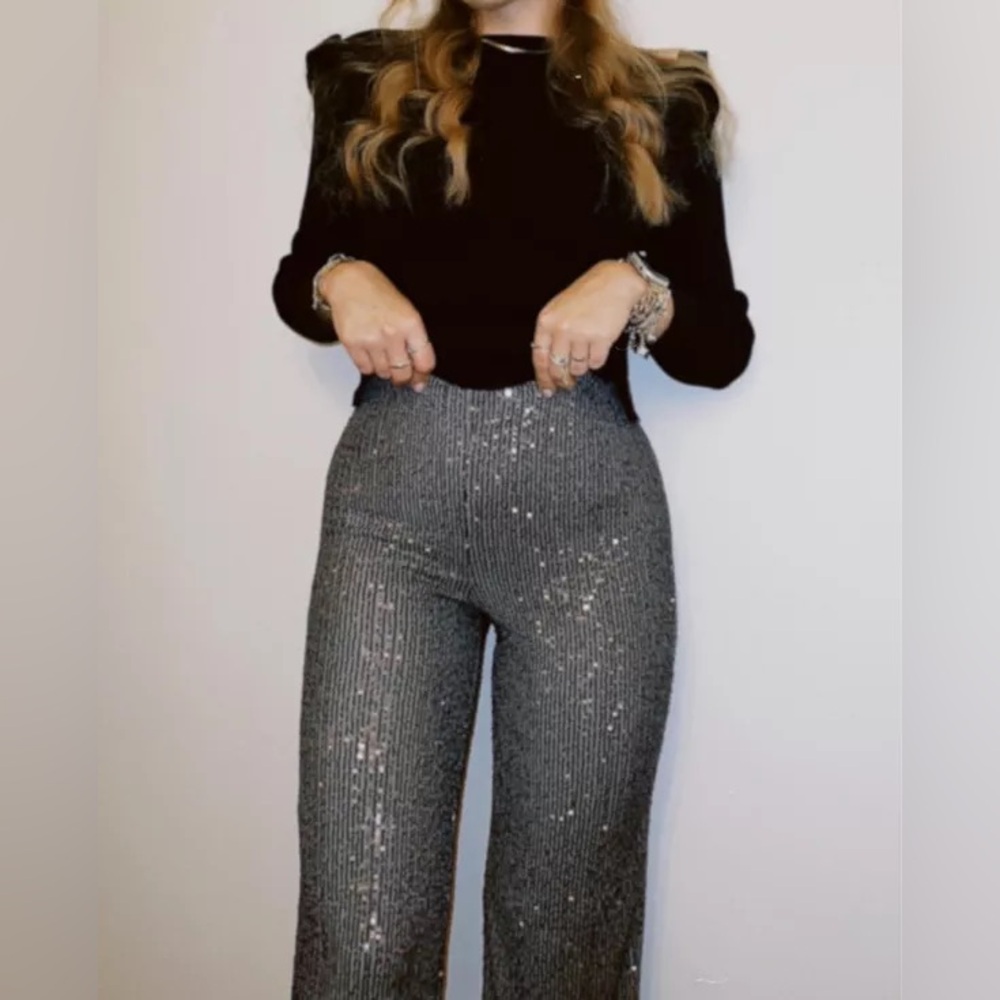 H&M sequin pants 4XL